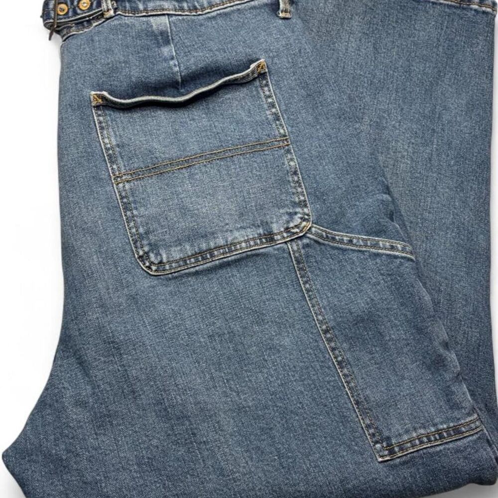 Old Navy Workwear Curvy Sky Hi Straight Jeans 18 Y2K Utility Denim Workcore